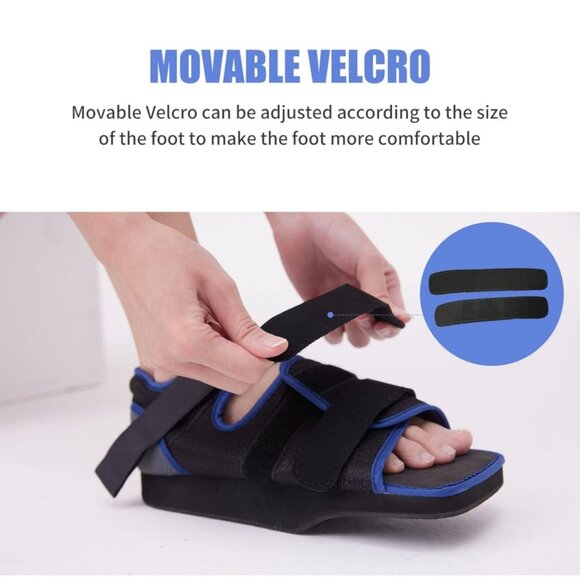 Post-Operative Shoes For Broken Toes - Black - Medium - Picture 12 of 16